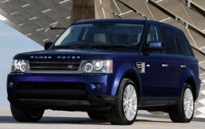 Dunkelblauer Land Rover Range Rover Sport