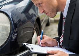 Schadengutachten eines Fahrzeuges beim Haftpflichtschaden