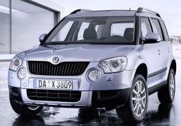 Moderne Stoßstange am Skoda Yeti